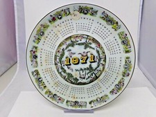 1971 Wedgwood Calendar 10"