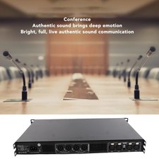 1U 4 Channel PA DJ Power Amplifier 4x1150W 4 Ohm Class D High Performance
