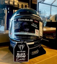 Shoei Glamster Motorcycle Helmet 06 Bivouac TC-2 Blue/white