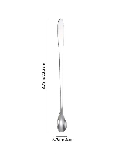 Long handle teaspoons - 1,
