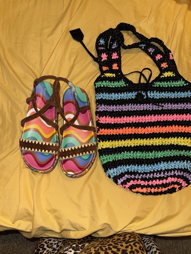 Kurt geiger rainbow striped - geiger,