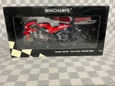 1/12 MINICHAMPS SIGNED CARLOS CHECA YAMAHA YZR -M1 MOTO GP 2002