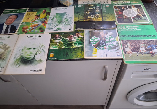 Celtic football programmes - football,