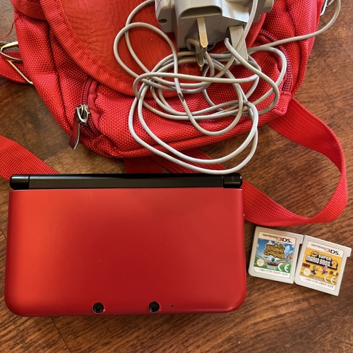 Nintendo 3ds red - xl, console
