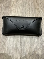 Polo Ralph Lauren Black Faux Leather Glasses Case