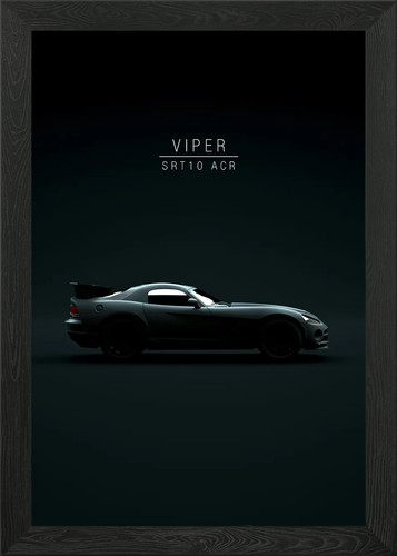 2008 viper srt10 - acr, framed