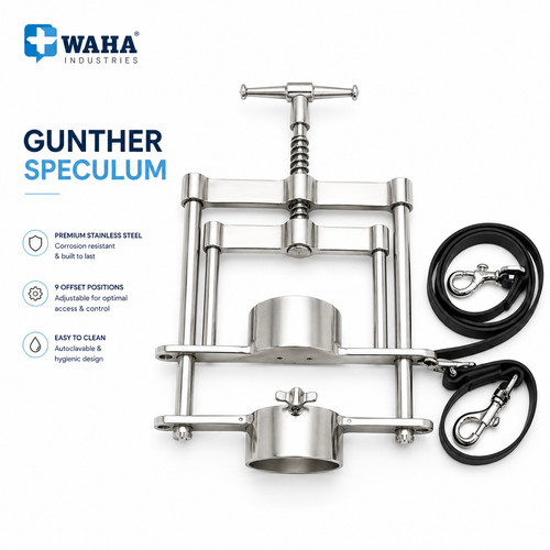 Offset gunther mouth speculum - offset,