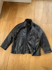 M&S Blue Harbour Black Leather