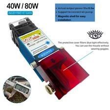 40W/80W Laser Module With Air Assist For CNC Laser Cutting Engraving Machine