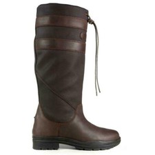 Brogini Longridge ADULTS Long Country Boots Waterproof In Brown 