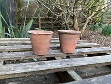 2 Vintage Terracotta 4.5”