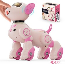 VATOS Robot Dog Toy for Kids, Pink, Used- very good, scruffy, open original box