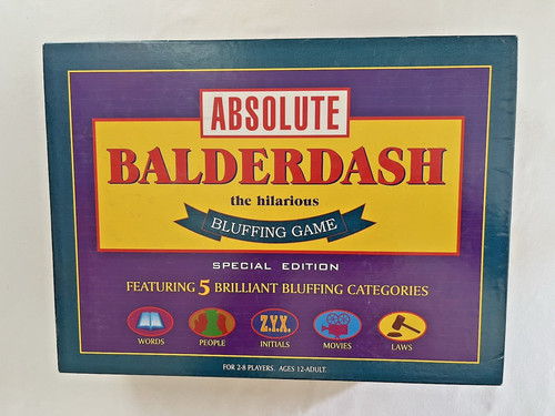 Absolute balderdash bluffing - absolute,
