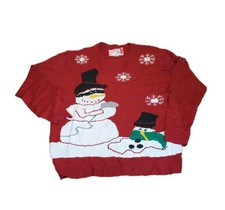 VINTAGE XXL Red Ugly Christmas