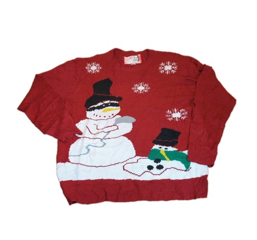 Vintage xxl red ugly christmas - vintage,