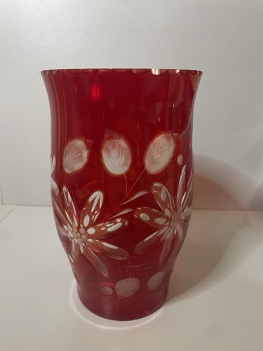 Vintage bohemian czech ruby - bohemian,