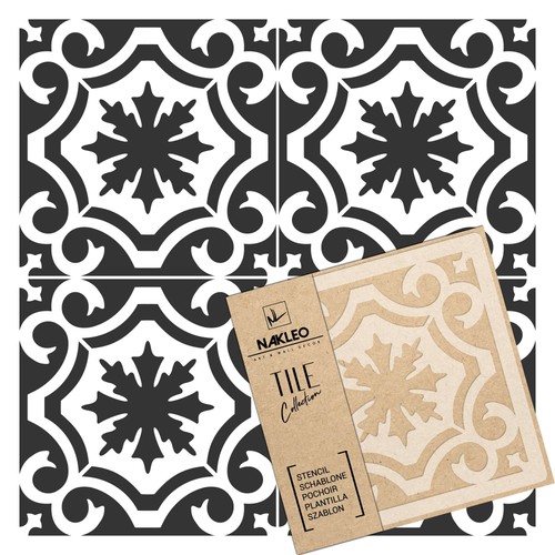 Reusable plastic tile stencil - plastic,
