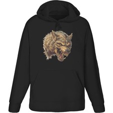 'Scary Werewolf Head' Adult Hoodie / Hooded Sweater (HO049406)