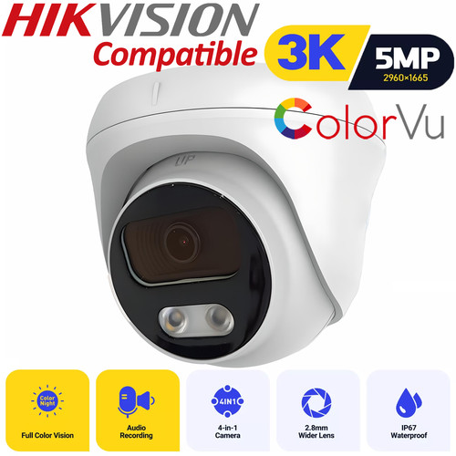 Hikvision compatible 5mp - hikvision,