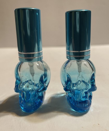 Glass skull perfume - skull, bottles