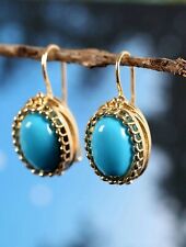 Vintage Oval Decor Turquoise