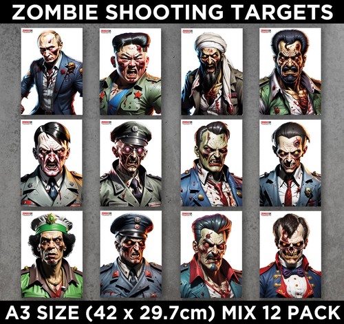 Zombie shooting targets - a3,