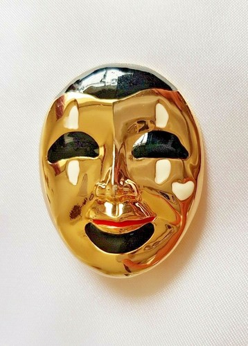 Brooch venetian mask - venetian, ~