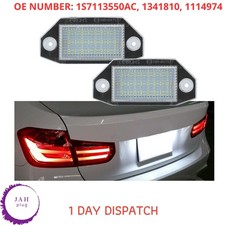 2X LIGHTS LED NUMBER PLATE LAMP FOR FORD MONDEO MK3 2000-2007 CANBUS B4Y BWY KIT