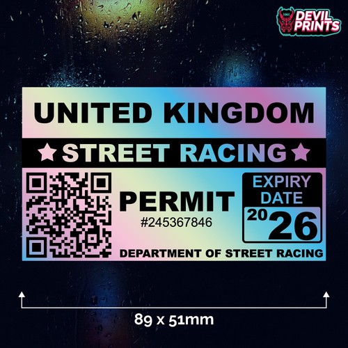 Street racing permit - street,
