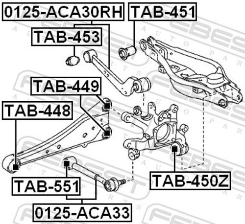 Fits febest tab - fits, tab-551