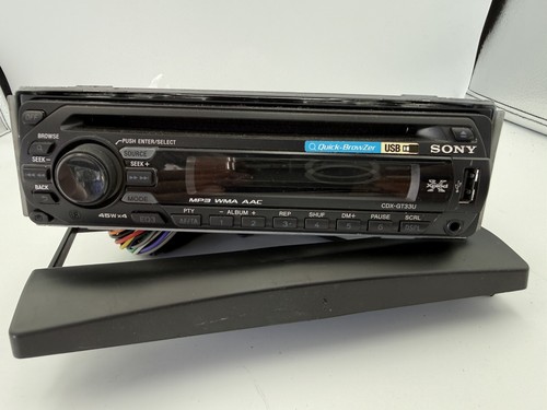 Sony cdx gt33u - single, din