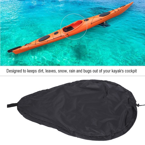 Black kayak cockpit - xl,