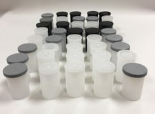 40 Empty 35mm Film canisters Pots Containers  for Geocaching or Storage Crafts