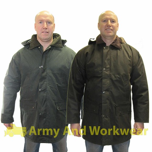 Wax padded jacket - jacket, oilskin