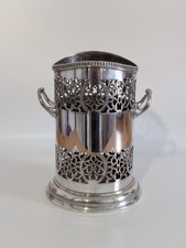Vintage Daniel And Arter Silver Plated Wine Bottle Holder
