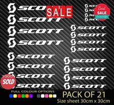 SCOTT Vinyl Decal Stickers