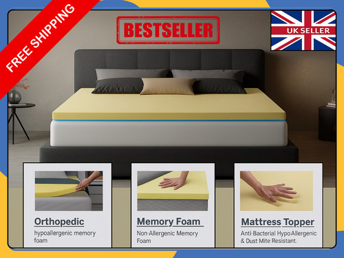 Memory foam mattress topper - foam,
