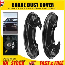 Fits VW Golf MK5 2003-2009 Front Brake Disc Dust Cover Back Plate Shields Pair