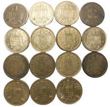 Spain 1 Peseta Coins Bulk Lot