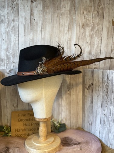 Feather hat pins and brooches - pins,