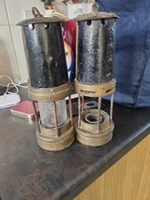 2 X Antique Vintage Miners
