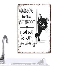 Welcome to the Bathroom Cat