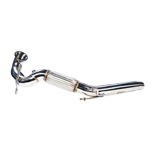 Stainless steel exhaust front - steel,