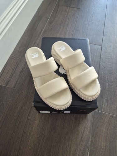 Sorel ona cream slide - cream, 6.5uk