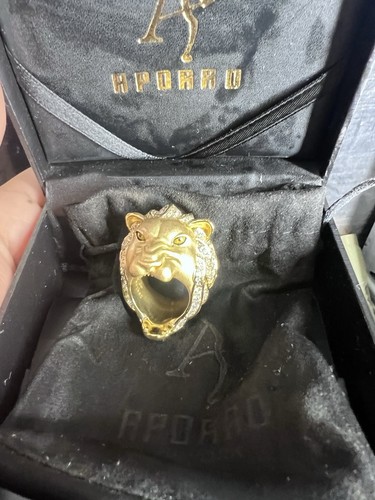 Aporro golden lion ring - aporro, for