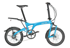 Riese & Müller Birdy touring - Cyan, comfort stem, rear carrier, folding bike