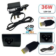 GENIUNE LENOVO (ADLX36NDT2A) LAPTOP CHARGER 12V-3A, 36W WITH POWER LEAD