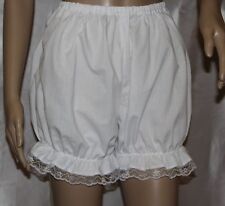 Victorian / Edwardian  white Bloomers With Lace Trim Fancy Dress   Pantaloons