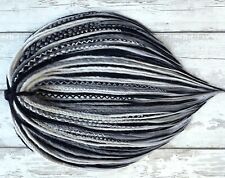 Black White Dread locs Extension, SE DE Dreadlocks, Grey Long Short Dread, Rasta
