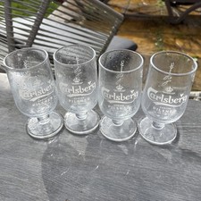 4x Carlsberg half Pint Glasses